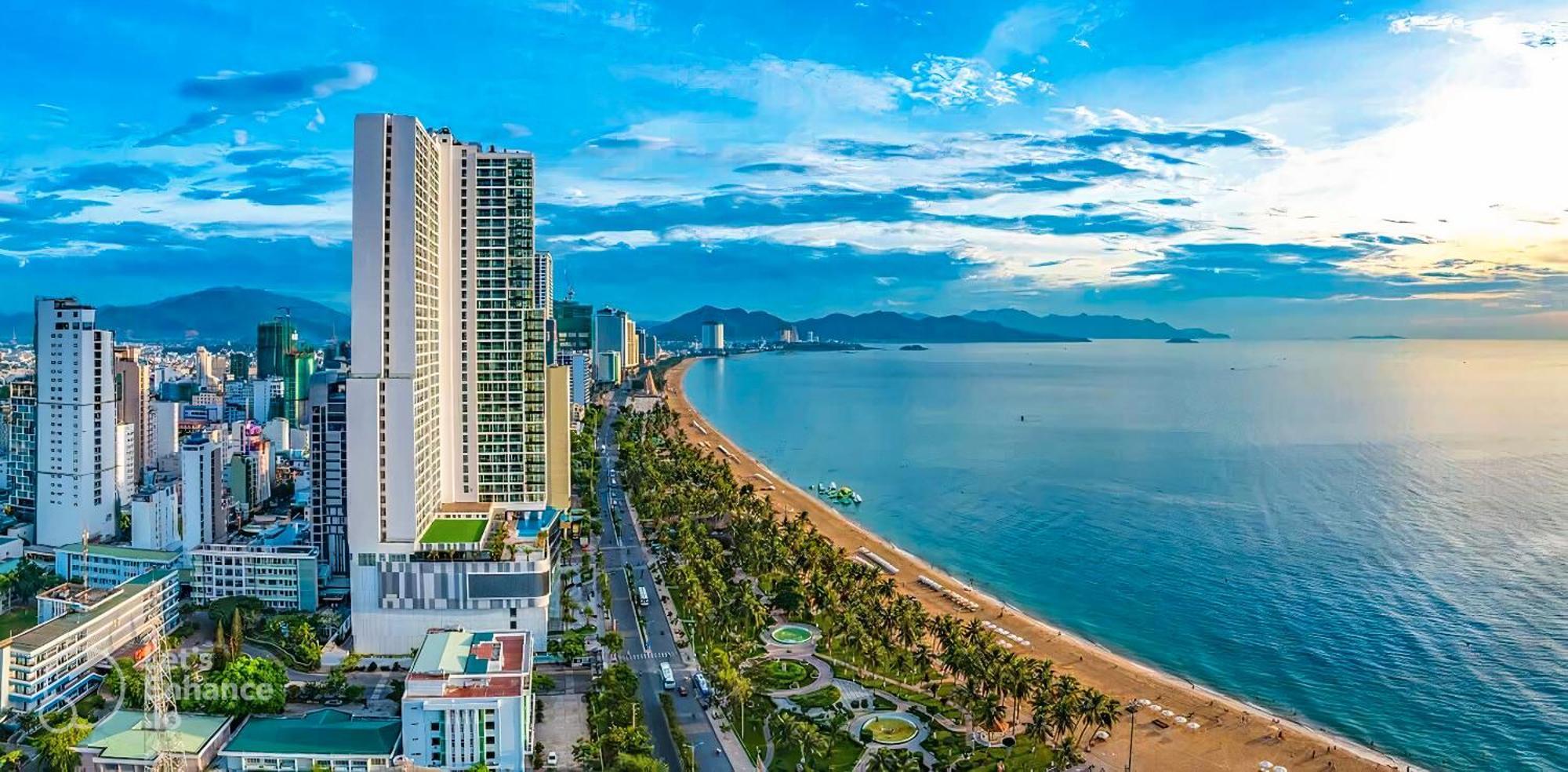 Can Ho Mt Vien Trieu Oceanus Apartment - Thai Ha 芽庄 外观 照片